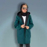 بارونی دورو جنس میکرو رنگ سبز(ارسال رایگان)