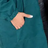 بارونی دورو جنس میکرو رنگ سبز(ارسال رایگان)