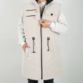 پافر زنانه پافر دخترانه مدل سیلیکونی دوزیپ رنگ سفید (ارسال رایگان)