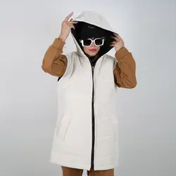 پافر زنانه پافر دخترانه مدل سیلیکونی ساده رنگ سفید (ارسال رایگان)