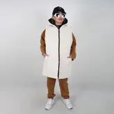 پافر زنانه پافر دخترانه مدل سیلیکونی ساده رنگ سفید (ارسال رایگان)