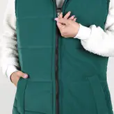 پافر زنانه پافر دخترانه مدل سیلیکونی ساده رنگ یشمی (ارسال رایگان)