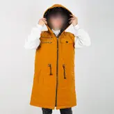 پافر زنانه پافر دخترانه مدل سیلیکونی دوزیپ رنگ نارنجی سیر (ارسال رایگان)