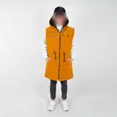 پافر زنانه پافر دخترانه مدل سیلیکونی دوزیپ رنگ نارنجی سیر (ارسال رایگان)