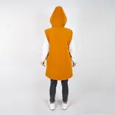 پافر زنانه پافر دخترانه مدل سیلیکونی دوزیپ رنگ نارنجی سیر (ارسال رایگان)