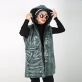 پافر زنانه پافر دخترانه مدل پوست ماری رنگ فیروزه ای (ارسال رایگان)