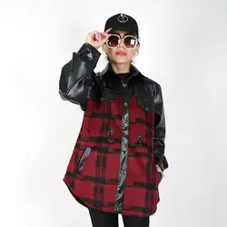 شکت چهارخانه زنانه مدل سپیا رنگ قرمز (ارسال رایگان)