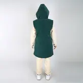 پافر زنانه پافر دخترانه مدل سیلیکونی دوزیپ رنگ سبزتیره (ارسال رایگان)