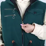 پافر زنانه پافر دخترانه مدل سیلیکونی دوزیپ رنگ سبزتیره (ارسال رایگان)