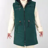 پافر زنانه پافر دخترانه مدل سیلیکونی دوزیپ رنگ سبزتیره (ارسال رایگان)