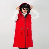 پافر زنانه پافر دخترانه مدل سیلیکونی دوزیپ رنگ قرمز (ارسال رایگان)