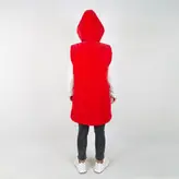 پافر زنانه پافر دخترانه مدل سیلیکونی دوزیپ رنگ قرمز (ارسال رایگان)