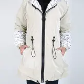 کاپشن زنانه کاپشن دخترانه مدل حلیا رنگ شیری (ارسال رایگان)