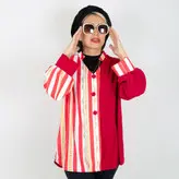 تونیک زنانه جنس ساتن رنگ سرخابی (ارسال رایگان)