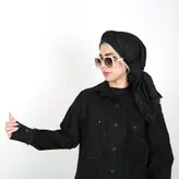 تونیک زنانه مدل ریش ریش رنگ مشکی (ارسال رایگان)