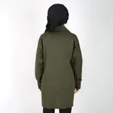 تونیک زنانه مدل ریش ریش رنگ یشمی (ارسال رایگان)