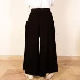 شلوار دامنی رنگ مشکی (ارسال رایگان)