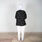 مانتو کتی گیلدخت جنس تافته رنگ مشکی مدل سپیا (ارسال رایگان)