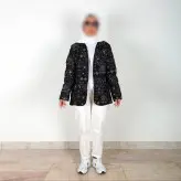 مانتو کتی گیلدخت جنس تافته رنگ مشکی مدل سپیا (ارسال رایگان)