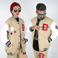 ست سویشرت زنانه ست سویشرت مردانه مدل دی رنگ کرم (ارسال رایگان)