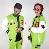 ست سویشرت زنانه ست سویشرت مردانه مدل دی رنگ سبزروشن (ارسال رایگان)