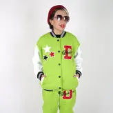 ست سویشرت زنانه ست سویشرت مردانه مدل دی رنگ سبزروشن (ارسال رایگان)