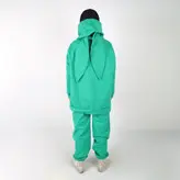 ست هودی و شلوار مدل خرگوشی رنگ فیروزه ای (ارسال رایگان)