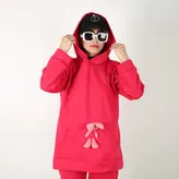 ست هودی و شلوار مدل خرگوشی رنگ سرخابی (ارسال رایگان)