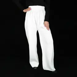 شلوار بافت زنانه مدل پانیا رنگ سفید (ارسال رایگان)
