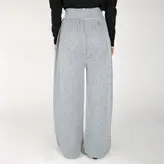 شلوار بافت زنانه مدل پانیا رنگ طوسی (ارسال رایگان)