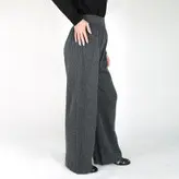 شلوار بافت زنانه مدل پانیا رنگ خاکستری (ارسال رایگان)