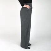 شلوار بافت زنانه مدل پانیا رنگ خاکستری (ارسال رایگان)