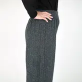 شلوار بافت زنانه مدل پانیا رنگ خاکستری (ارسال رایگان)