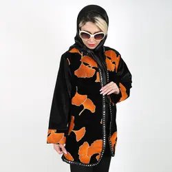 مانتو کتی مخمل مدل پریا طرح 4 (ارسال رایگان)