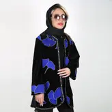 مانتو کتی مخمل مدل پریا طرح 1 (ارسال رایگان)