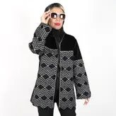 مانتو کتی مخمل مدل پریا طرح 10 (ارسال رایگان)