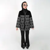 مانتو کتی مخمل مدل پریا طرح 10 (ارسال رایگان)