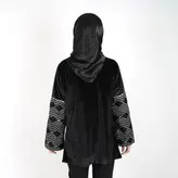 مانتو کتی مخمل مدل پریا طرح 10 (ارسال رایگان)