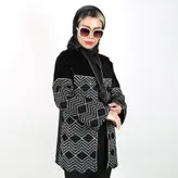 مانتو کتی مخمل مدل پریا طرح 10 (ارسال رایگان)