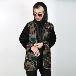 مانتو کتی مخمل مدل پریا طرح 9 (ارسال رایگان)