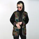 مانتو کتی مخمل مدل پریا طرح 9 (ارسال رایگان)