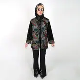 مانتو کتی مخمل مدل پریا طرح 9 (ارسال رایگان)