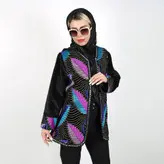مانتو کتی مخمل مدل پریا طرح 8 (ارسال رایگان)