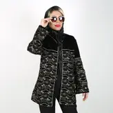 مانتو کتی مخمل مدل پریا طرح 7 (ارسال رایگان)