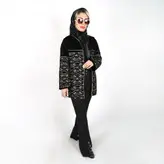 مانتو کتی مخمل مدل پریا طرح 7 (ارسال رایگان)