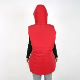 پافر زنانه پافر دخترانه مدل سیلیکونی ساده رنگ قرمزمات (ارسال رایگان)