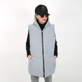 پافر زنانه پافر دخترانه مدل سیلیکونی ساده رنگ طوسی (ارسال رایگان)