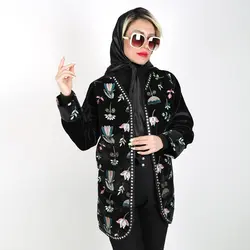 مانتو کتی مخمل مدل پریا طرح 12 (ارسال رایگان)