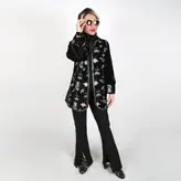 مانتو کتی مخمل مدل پریا طرح 12 (ارسال رایگان)