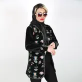 مانتو کتی مخمل مدل پریا طرح 12 (ارسال رایگان)